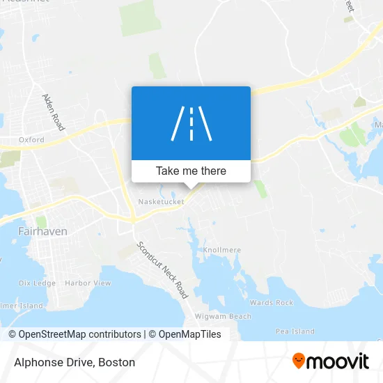 Alphonse Drive map