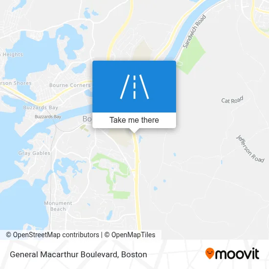 General Macarthur Boulevard map