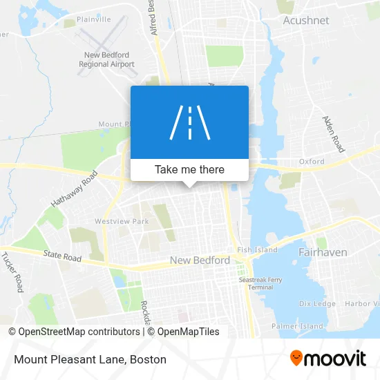 Mount Pleasant Lane map