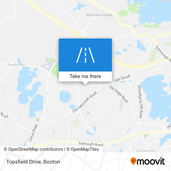 Topsfield Drive map