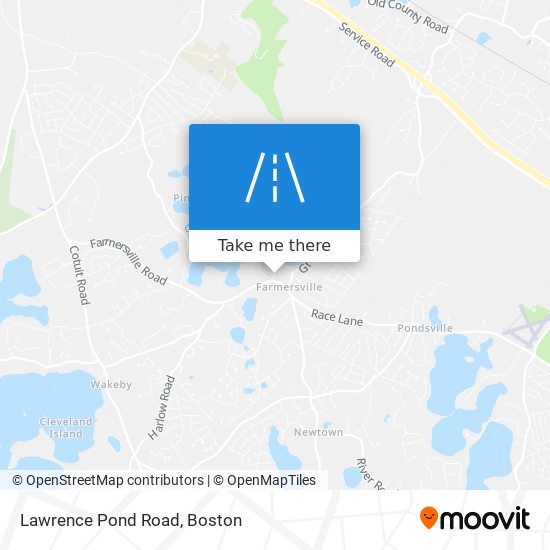 Lawrence Pond Road map