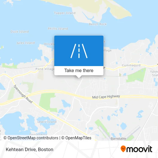 Kehtean Drive map