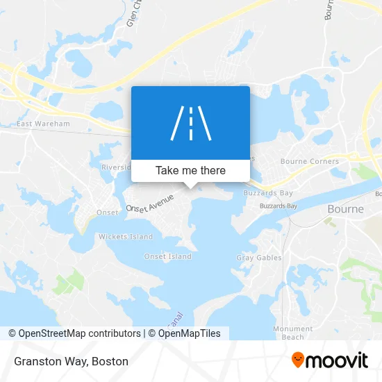 Granston Way map