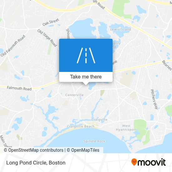 Long Pond Circle map