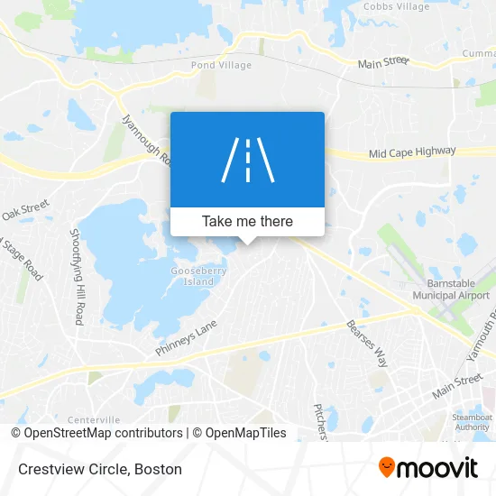 Crestview Circle map