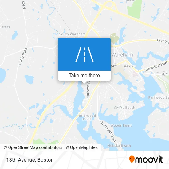 13th Avenue map