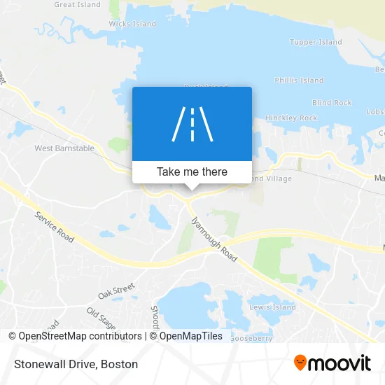 Stonewall Drive map