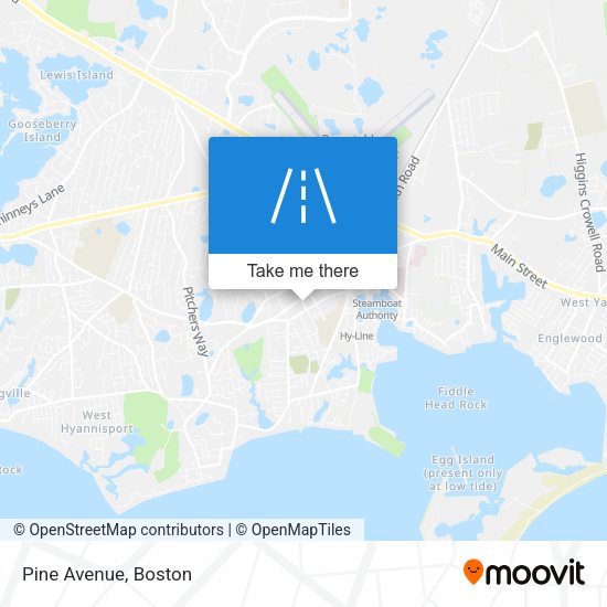 Mapa de Pine Avenue