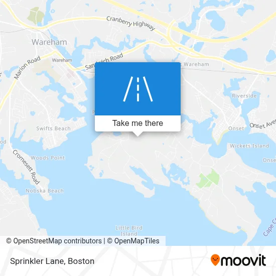 Sprinkler Lane map