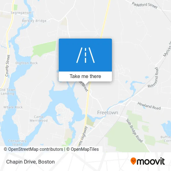 Chapin Drive map