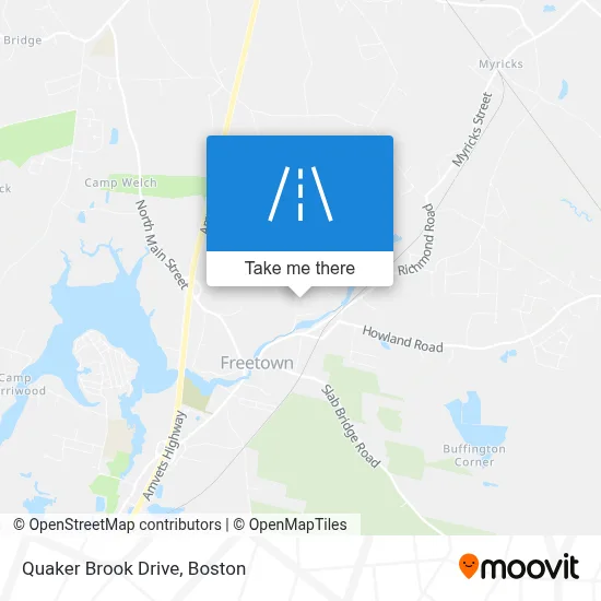 Quaker Brook Drive map