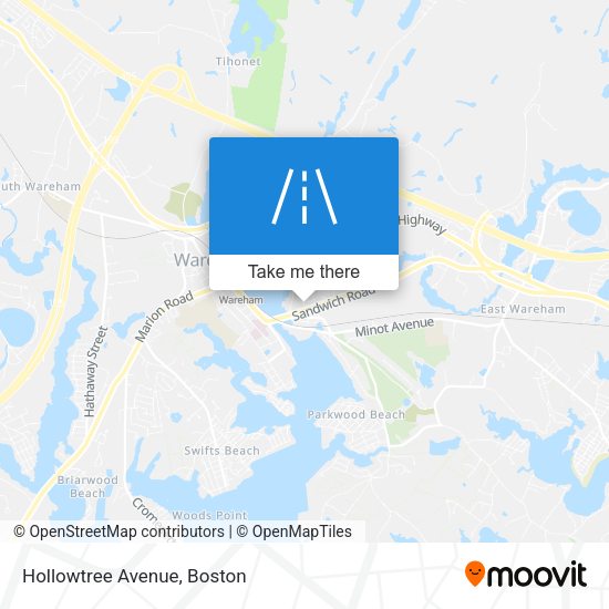 Mapa de Hollowtree Avenue
