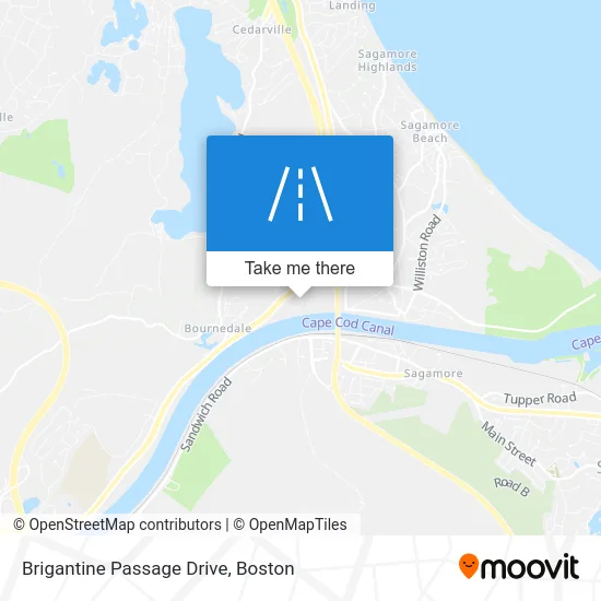Brigantine Passage Drive map