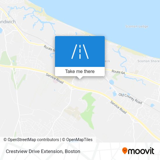 Crestview Drive Extension map