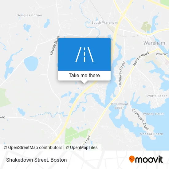 Shakedown Street map