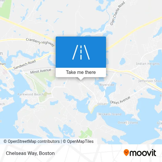 Chelseas Way map
