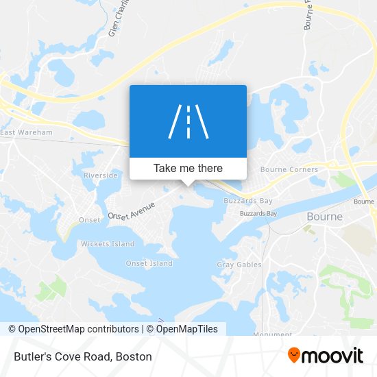Mapa de Butler's Cove Road