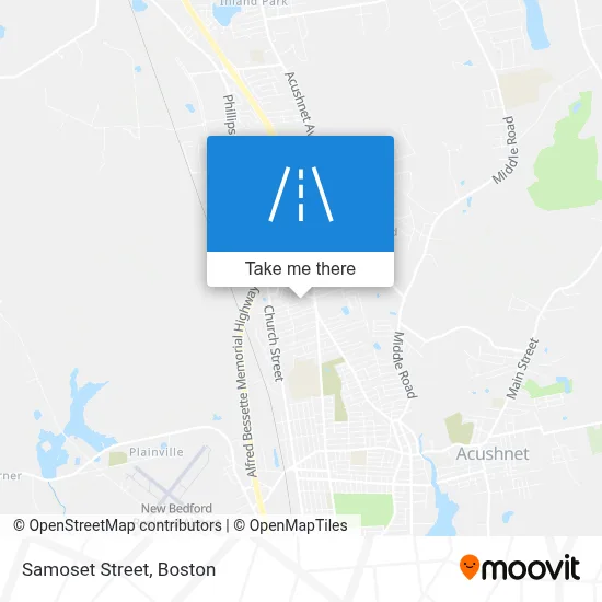 Samoset Street map