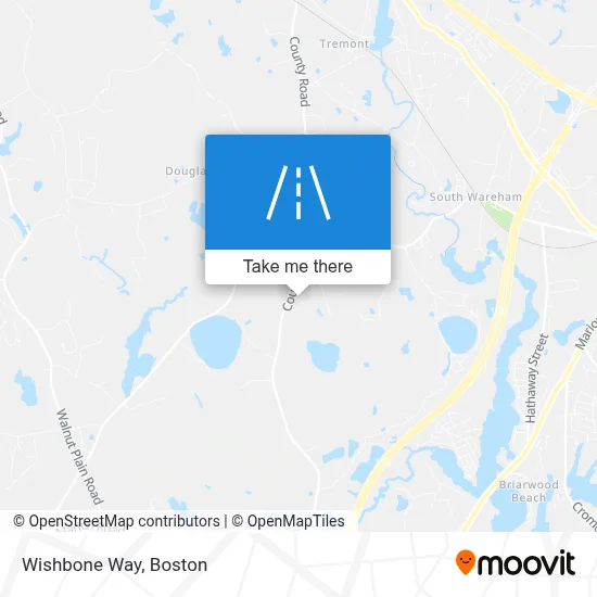 Wishbone Way map