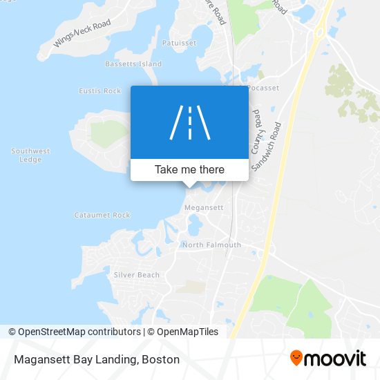 Magansett Bay Landing map