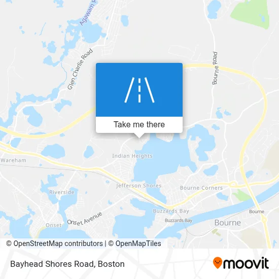 Bayhead Shores Road map