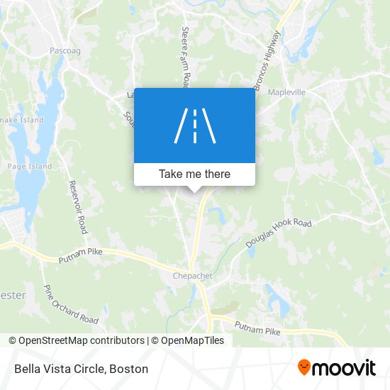 Bella Vista Circle map