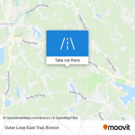 Outer Loop East Trail map