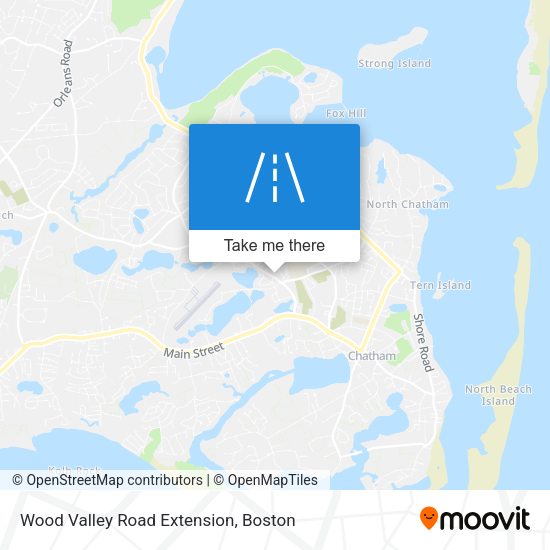 Wood Valley Road Extension map