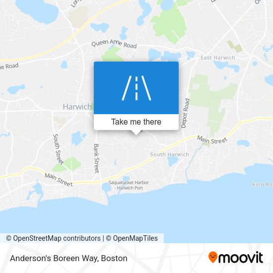 Mapa de Anderson's Boreen Way