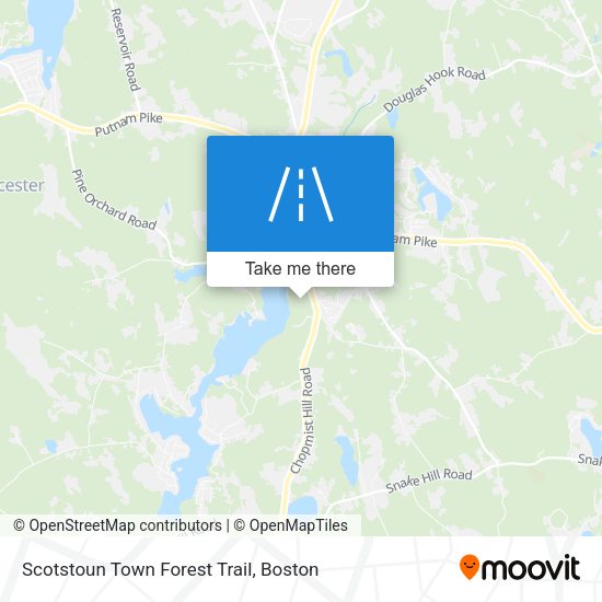 Mapa de Scotstoun Town Forest Trail