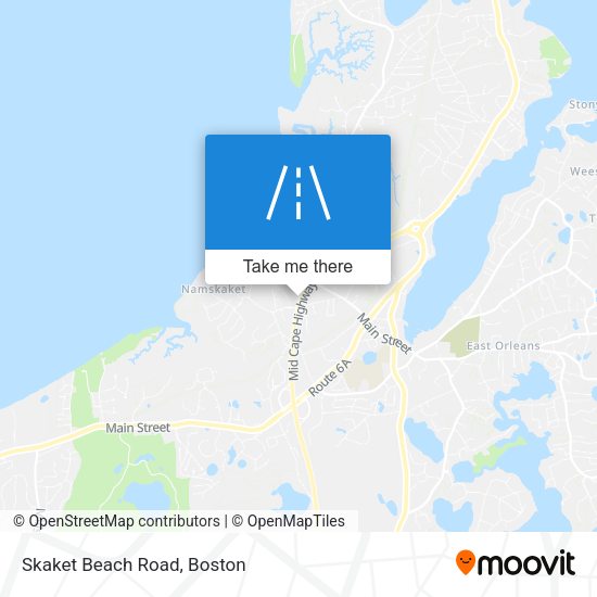 Mapa de Skaket Beach Road