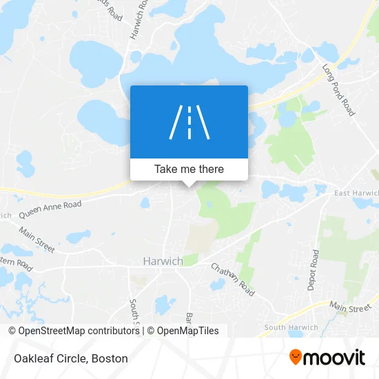 Oakleaf Circle map