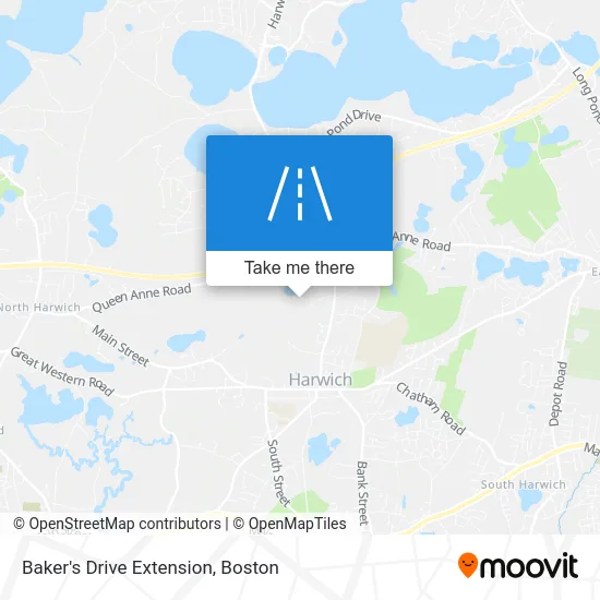 Baker's Drive Extension map