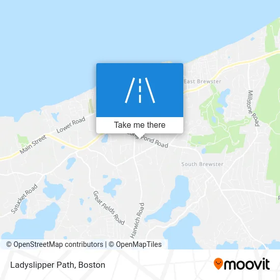 Ladyslipper Path map