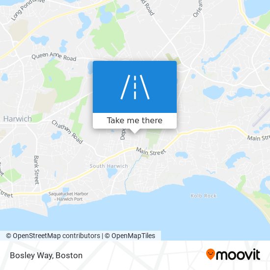 Bosley Way map