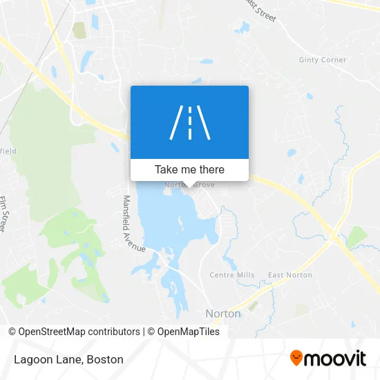 Lagoon Lane map