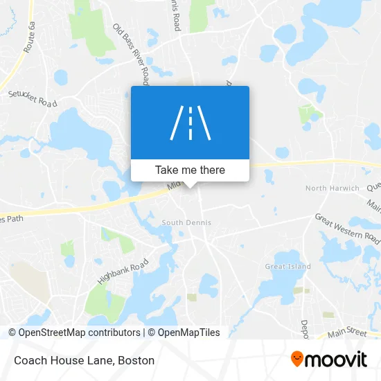 Coach House Lane map