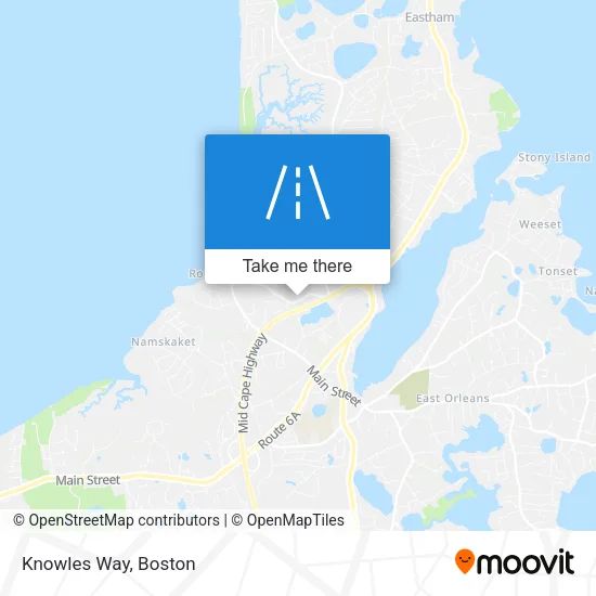 Knowles Way map