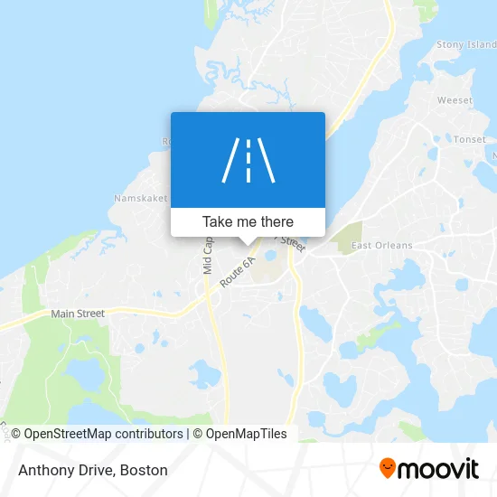 Anthony Drive map