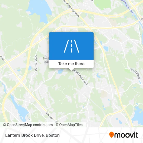 Lantern Brook Drive map