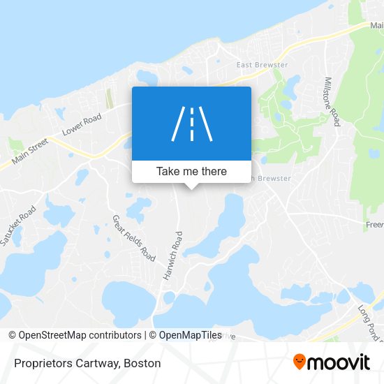 Proprietors Cartway map