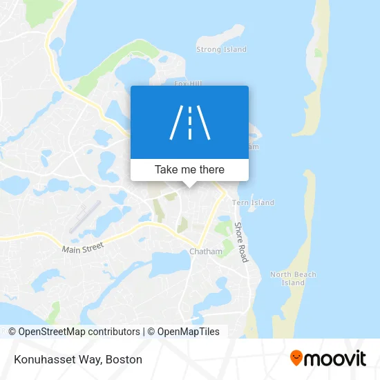 Konuhasset Way map