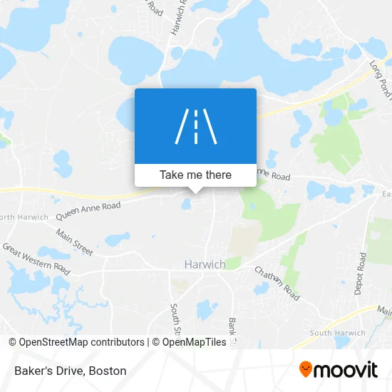Baker's Drive map