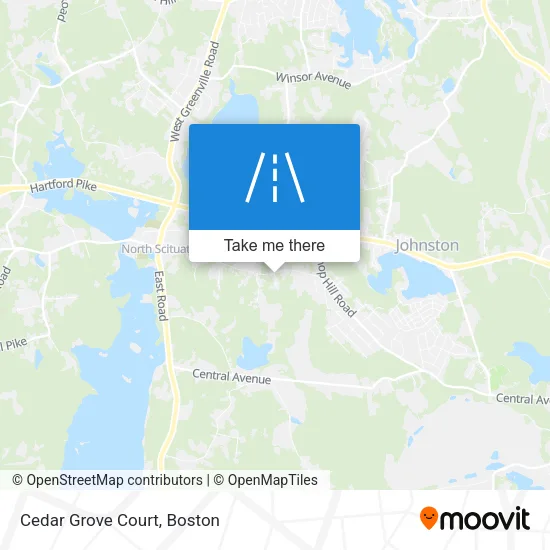 Mapa de Cedar Grove Court
