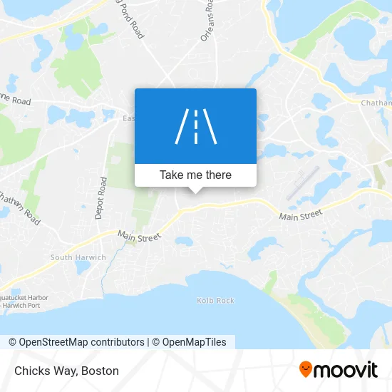Chicks Way map