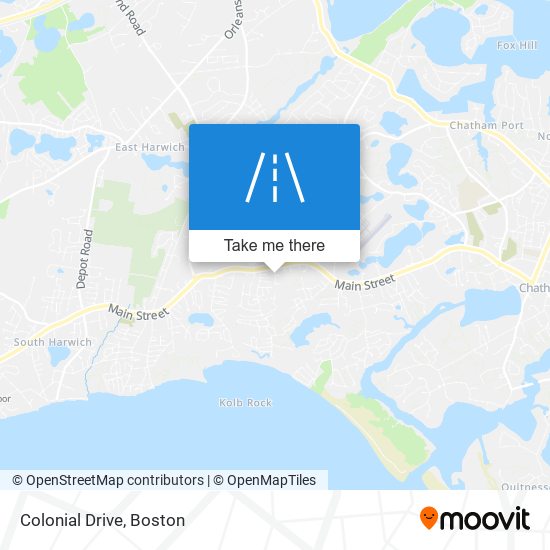 Colonial Drive map