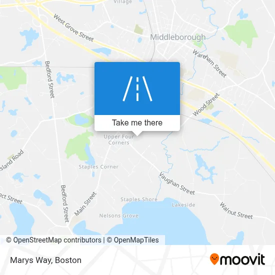 Marys Way map