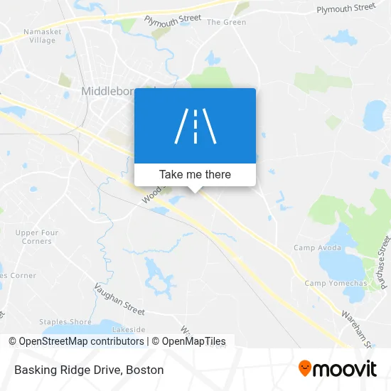 Basking Ridge Drive map