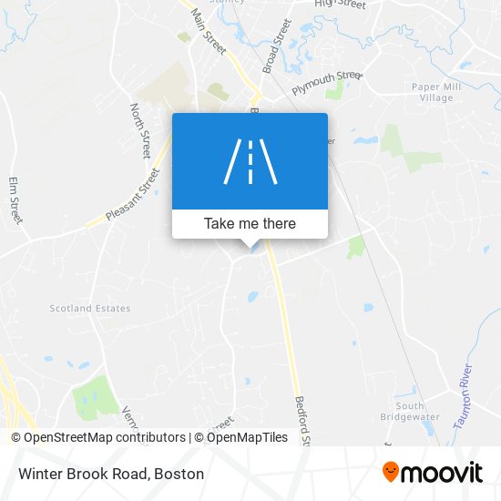 Winter Brook Road map