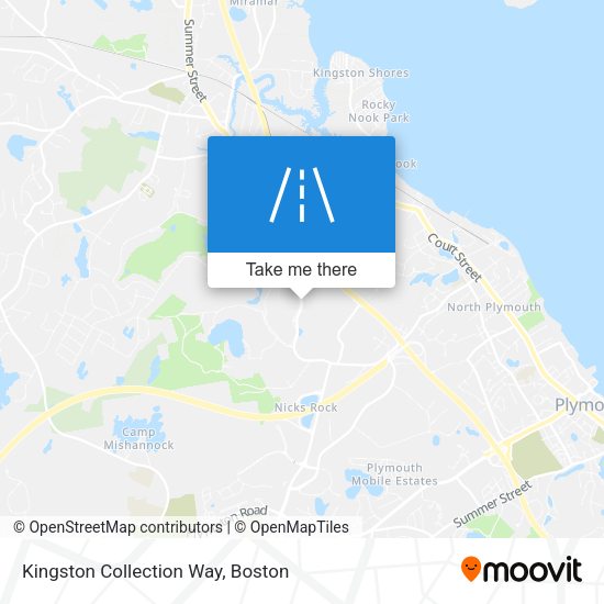 Kingston Collection Way map